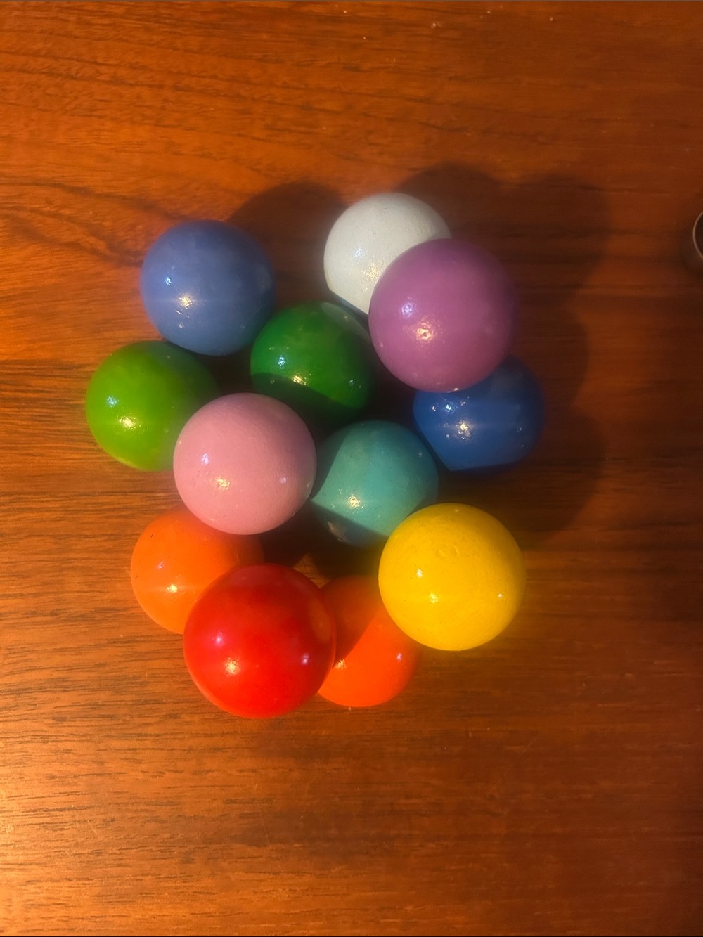 Wooden Learning Ball Set in Multicolor - Fine Motor Skill Toy